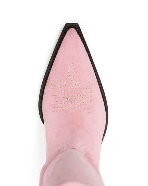 Paris Texas Pink Rosario 28mm Suede Boots