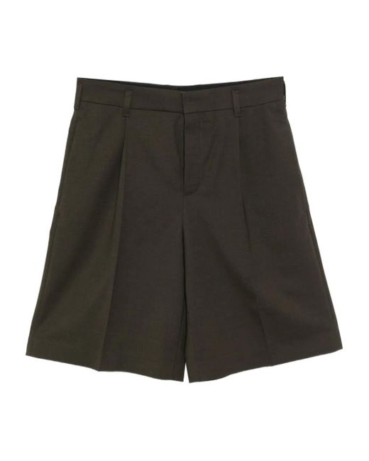 Jacquemus Black Ovalu Shorts for men