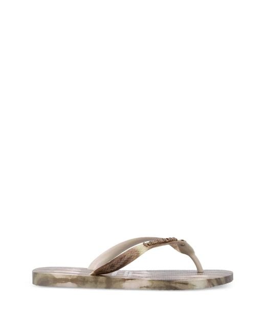 Havaianas Brown X Isabel Marant Top Ikat Tie-Dye Flip Flops