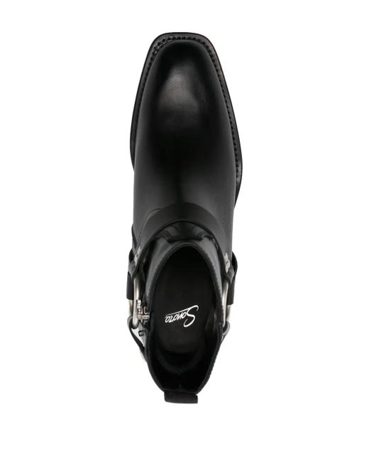 Sonora Boots Black Dulce Belt 60Mm Leather Boots