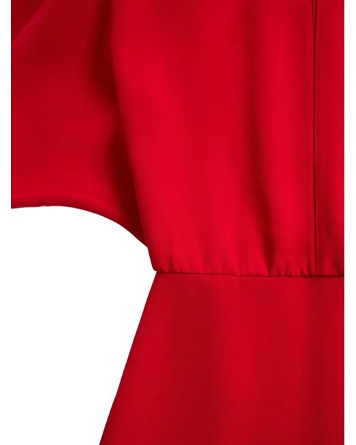 Valentino Garavani Red Cady Couture Long Dress