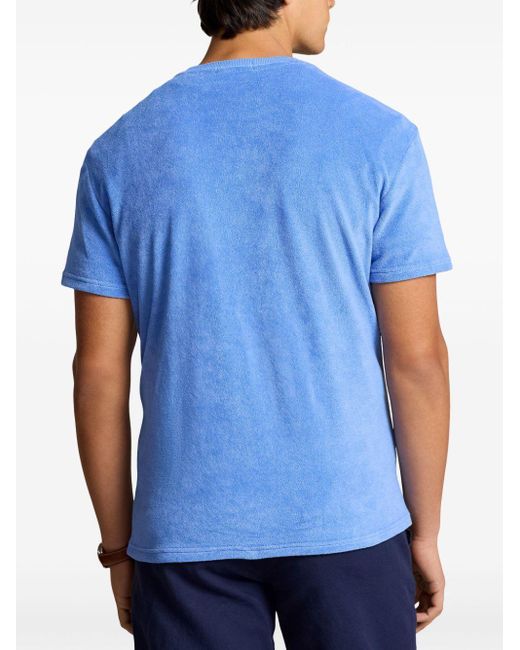 Polo Ralph Lauren Blue Polo Pony-embroidered T-shirt for men