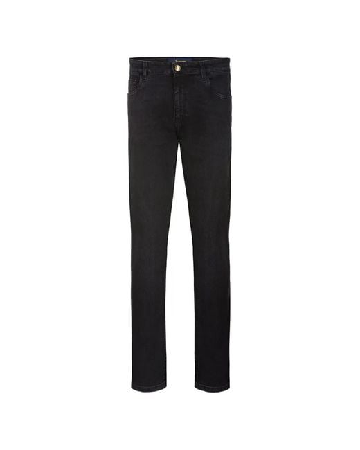 Billionaire Black Jean Slim À Broderies for men