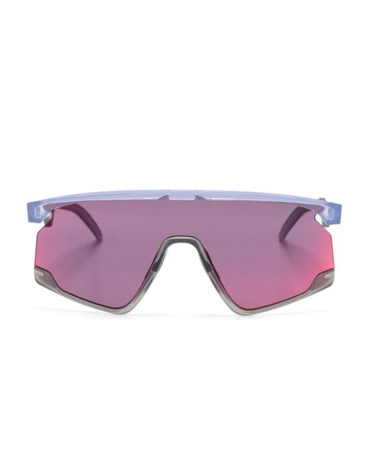 Oakley Purple Bxtr Shield-frame Sunglasses