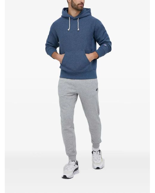 Champion Blue Drawstring Hoodie for men