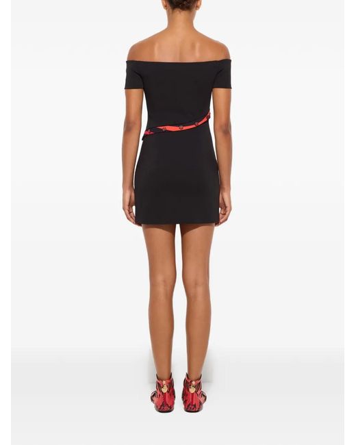 Emilio Pucci Black Off-Shoulder Dress