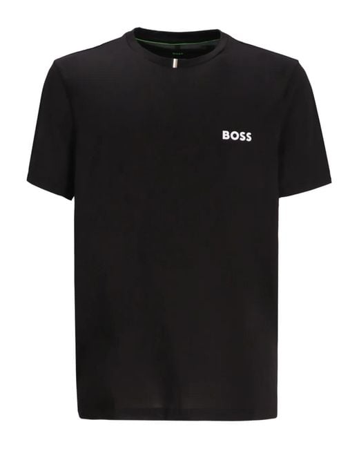 Boss Black Logo-Print T-Shirt for men