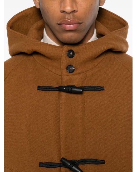 Tagliatore Brown Manteau À Capuche for men