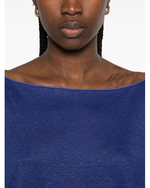Cruciani Blue Long-Sleeve Top