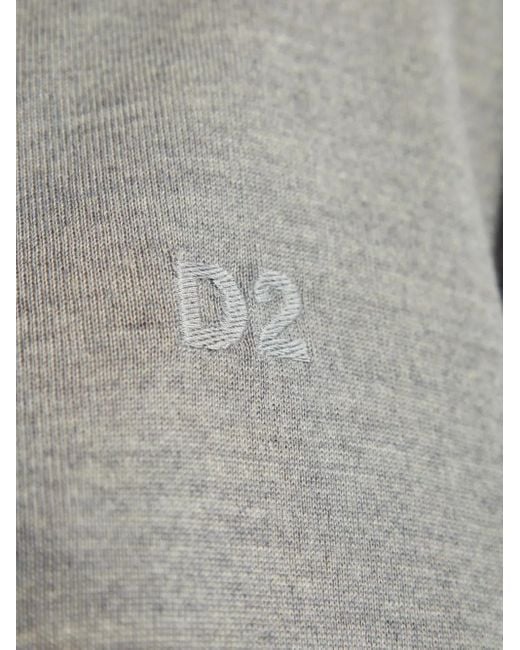 DSquared² Gray Knit D2 Cardigan