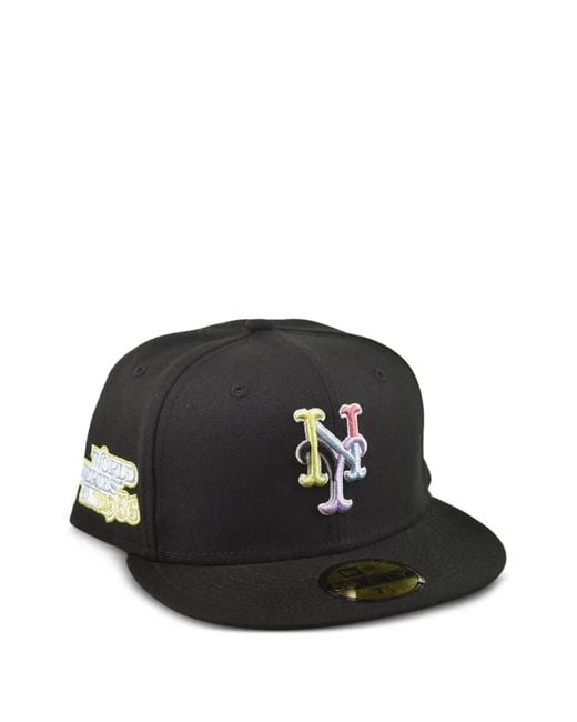 KTZ Black 59Fifty Mlb New York Yankees Embroidered Fitted Hat