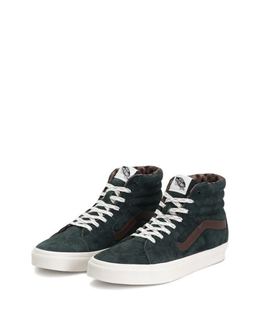 Vans Black U Sk8-Hi "Plaid Scarab" Sneakers for men