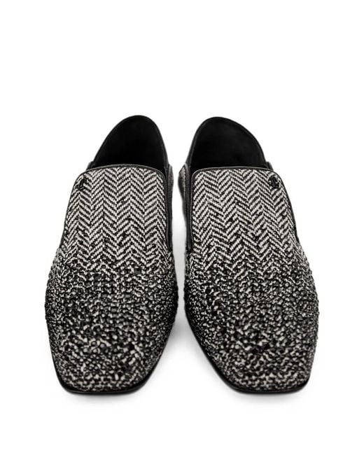 Jimmy Choo Black Eliot Slippers