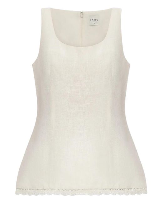 Top Effi Con Bordo di Posse in Natural