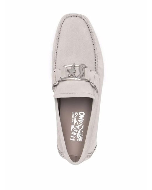 Ferragamo Peter Loafer in White für Herren