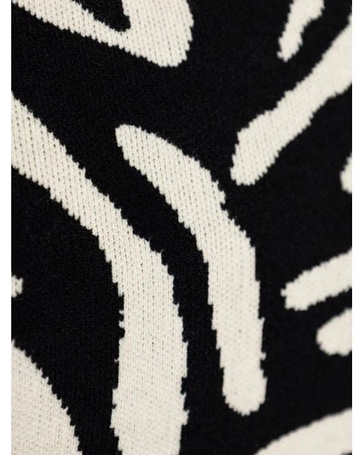Gestuz Black Oberteil mit Zebra-Print