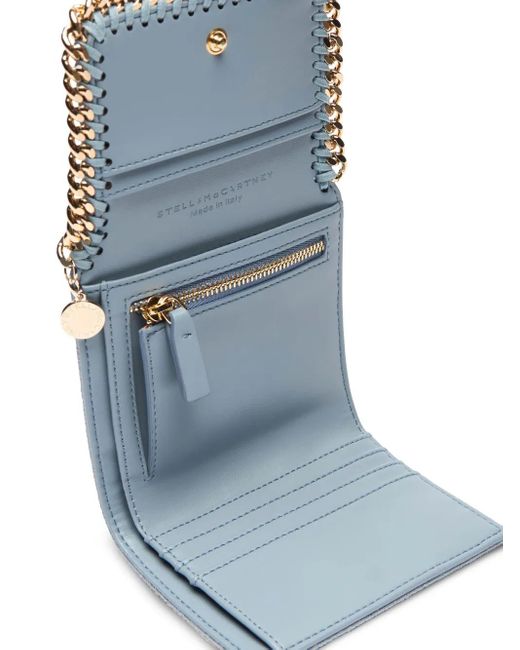 Cartera texturizada Stella McCartney de color Blue