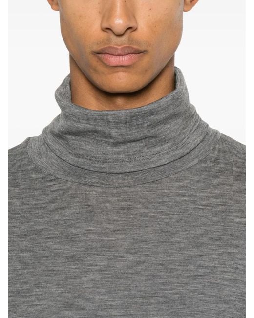 Rohe Gray Wool Sweater for men