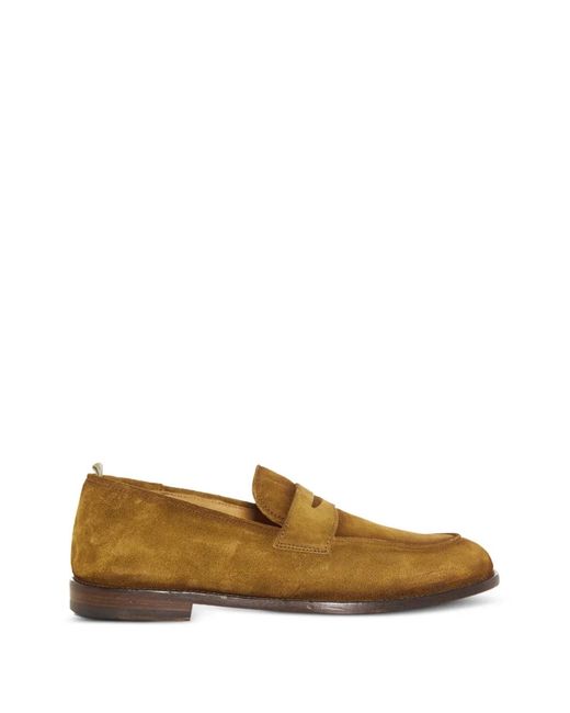 Officine Creative Brown Opera 001 Penny-Strap Loafers for men