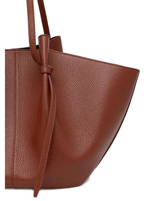 Yuzefi Brown Mochi Knotted Shoulder Bag