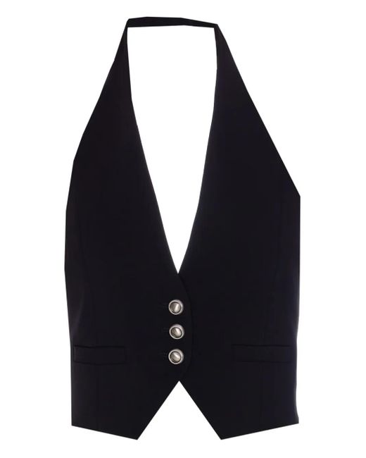 Pinko Blue Weste Mit V-Ausschnitt