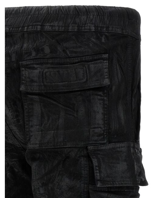 Rick Owens Black Mastodon Cut Trousers for men