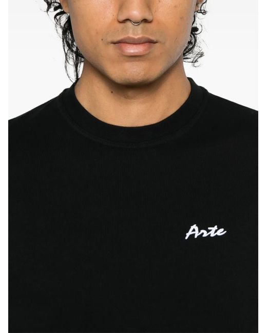 Arte' Black Elements Print T-Shirt for men