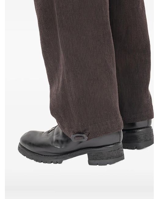 Jan Jan Van Essche Gray Corduroy Elasticated Trousers for men