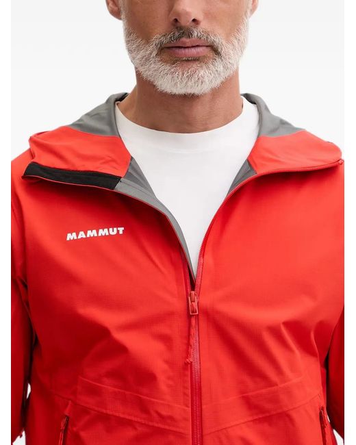 Mammut Red Alto Light Hs Hooded Zip-Up Jacket for men