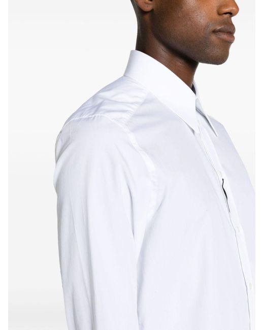 Dolce & Gabbana Langärmeliges Hemd in White für Herren