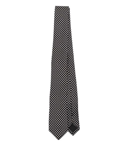 Elisabetta Franchi Women's White Polka-Dot Printed Tie