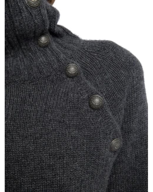Jersey Mora con cuello alto Zadig & Voltaire de color Gray
