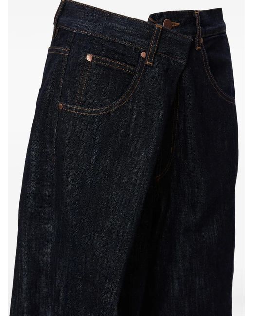 No44 Blue Eve Crossover-Waist Jeans