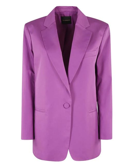Blazer con botones ANDAMANE de color Purple