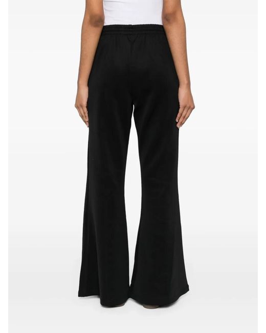 Adidas Black Premium Essentials Flared Track Pants