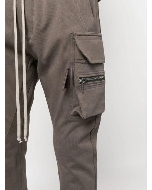 Rick Owens Gray Mastodon Cargo Trousers for men