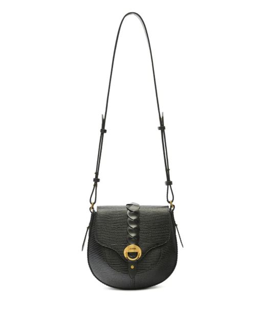 Isabel Marant Black Altay Small Python Effect Bag