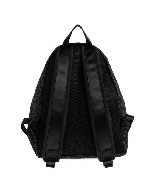 EA7 Black Sac À Dos À Logo Imprimé