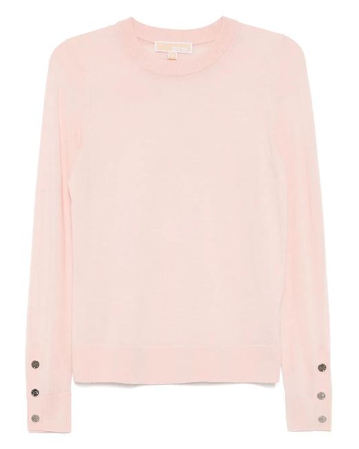 MICHAEL Michael Kors Pink Crew-Neck T-Shirt