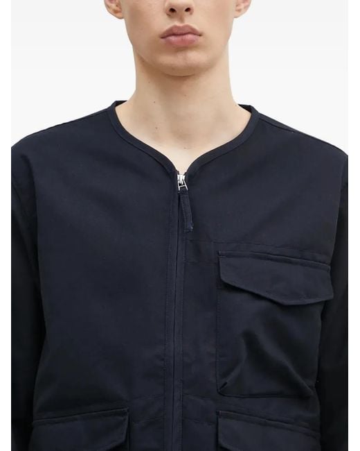 Universal Works Jacke mit Reißverschlusstasche in Blue für Herren