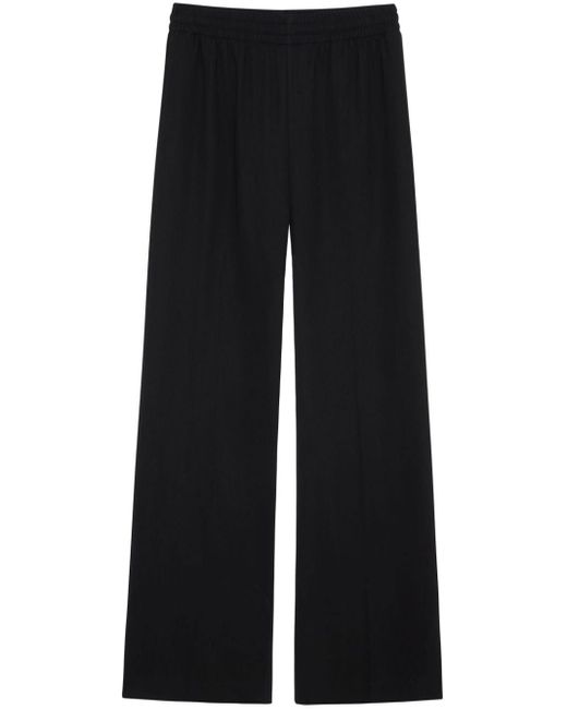 Anine Bing Black Soto High-waisted Trousers
