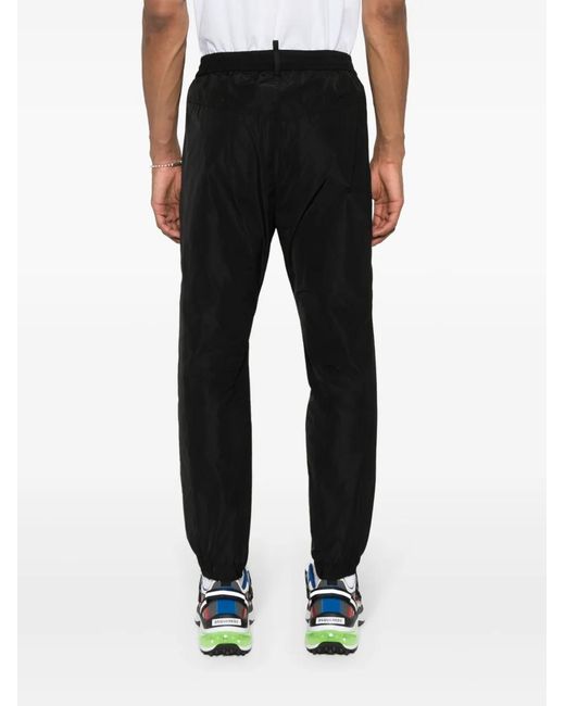 DSquared² Black 90's Urban Track Pants for men
