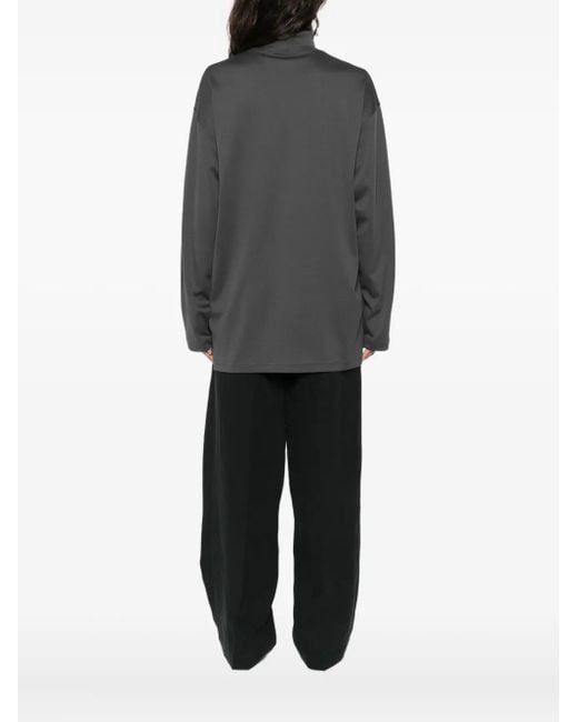 Lemaire ハイネック ロングtシャツ Black