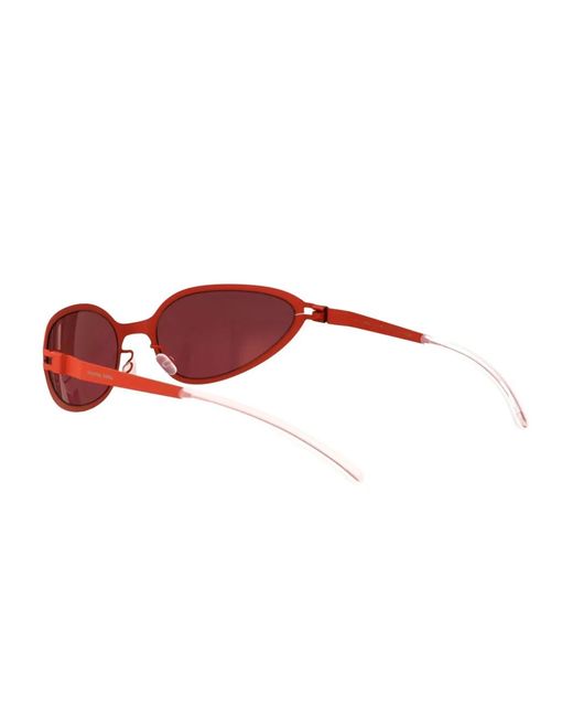 Mykita Red Bear Oval-Frame Sunglasses for men
