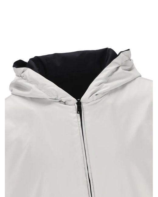 Chaqueta Con Capucha Y Cremallera Herno de hombre de color Blue