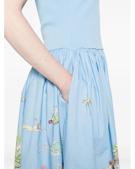 ALÉMAIS Anouk Tank ドレス Blue