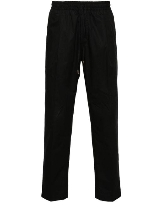 Briglia 1949 Black Wimbledon Straight Trousers for men