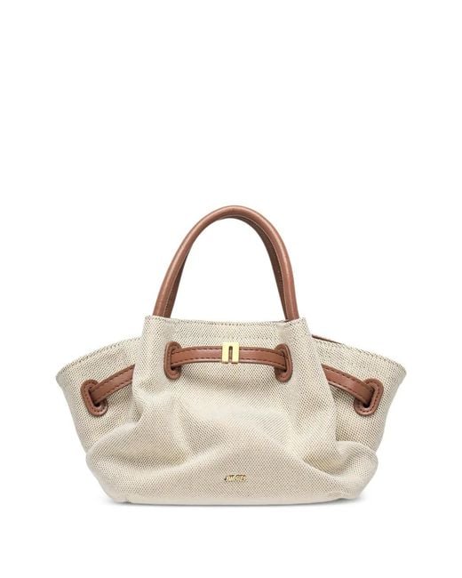 JW PEI Natural Hana Belt-Detail Tote Bag
