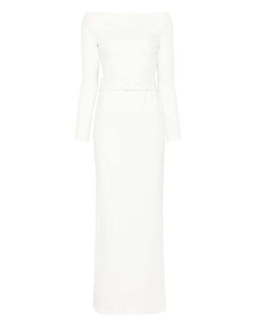 Solace London Sabina マキシドレス White