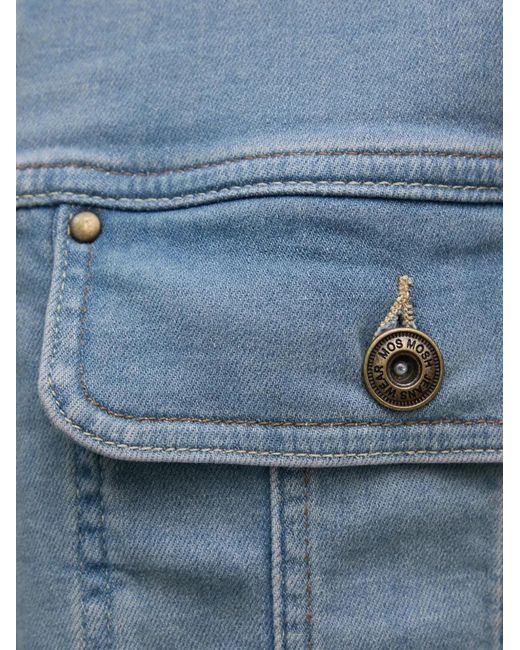 Mos Mosh Blue Flap-Pocket Jacket